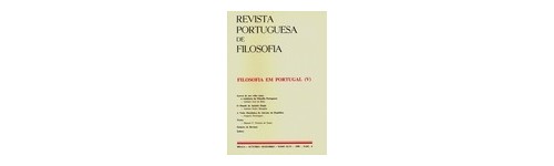 1990,V.46,N.4, Filosofia em Portugal V