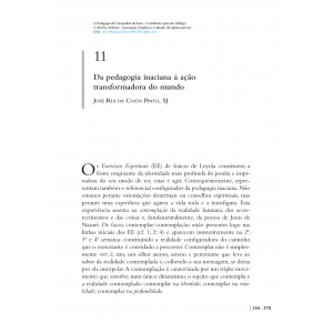 Da pedagogia inaciana &agrave; a&ccedil;&atilde;o transformadora do mundo