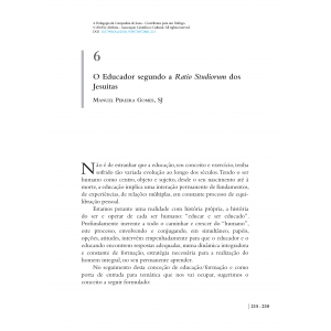 O Educador segundo a Ratio Studiorum dos Jesu&iacute;tas