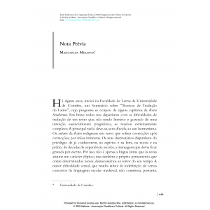 Nota Pr&eacute;via