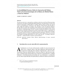 La Invisibilidad Sonora