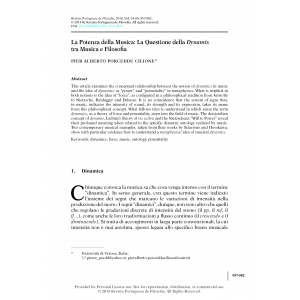 La Potenza della Musica: La Questione della Dynamis tra Musica e Filosofia