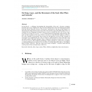 On Song, Logos, and the Movement of the Soul: After Plato and Aristotle