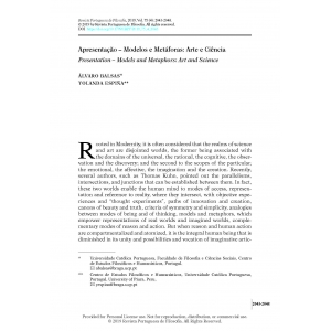 Presentation &ndash; Models and Metaphors: Art and Science