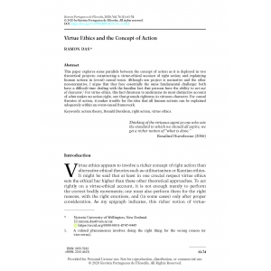 Virtue Ethics and the Concept of Action