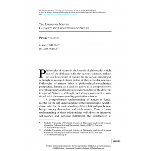 Presentation - The Insides of Nature: Causality and Conceptions of Nature