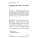New Phenomenology and Open Theism: A Thought Experiment