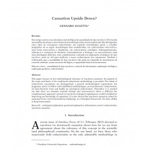 Causation Upside Down?