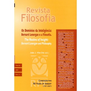 Os Dom&iacute;nios da Intelig&ecirc;ncia: Bernard Lonergan e a Filosofia