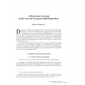 A Darwinian Account of the Current European Multilingualism