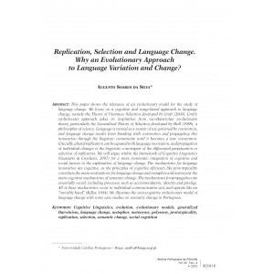 Replication, Selection and Language Change: Why an Evolutionary Approach to Language Variation and Change?