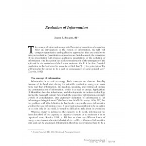 Evolution of Information