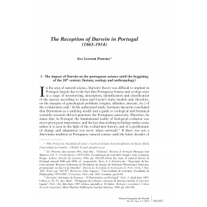The Reception of Darwin in Portugal