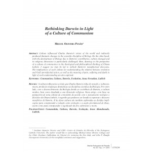 Rethinking Darwin in Light of a Culture of Communion