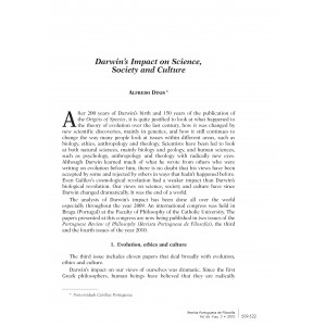 Darwin's Impact on Science, Society and Culture