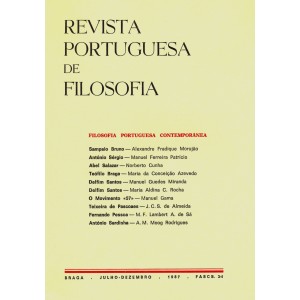 Filosofia Portuguesa Contempor&acirc;nea