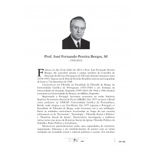 In Memoriam: P. José Fernando Pereira Borges, SJ (1928-2013)