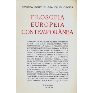 Filosofia Europeia Contempor&acirc;nea