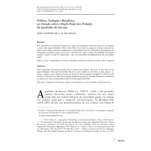 Pol&iacute;tica, Teologia e Metaf&iacute;sica no Tratado sobre o Duplo Poder dos Prelados