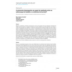 A autonomia desempenha um papel de media&ccedil;&atilde;o entre as sobrecarga de trabalho e a s&iacute;ndrome de burnout