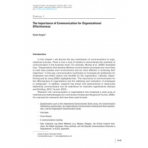 The Importance of Communication for Organisational Effectiveness