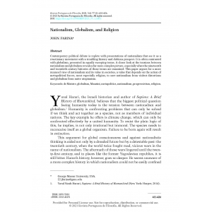 Nationalism, Globalism, and Religion