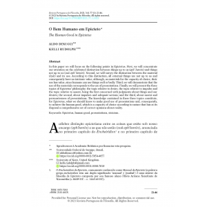 O Bem Humano em Epicteto