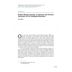 Project-Based Learning: A Literature and Practice Panoramic of Pre-Collegiate Education