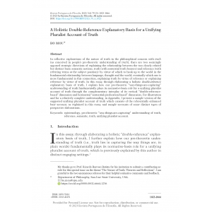 A Holistic Double-Reference Explanatory Basis for a Unifying Pluralist Account of Truth