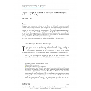 Frege&rsquo;s Conception of Truth as an Object and the Fregean Picture of Knowledge