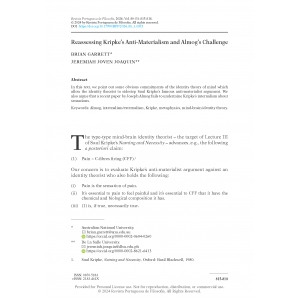 Reassessing Kripke&rsquo;s Anti-Materialism and Almog&rsquo;s Challenge