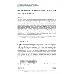 God After Theodicy: Evil, Suffering, and the Practice of Hope