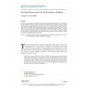 The Ideal Observer and God: The Persistence of Theism