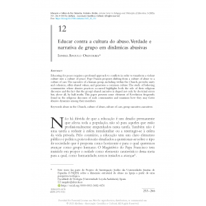 Educar contra a cultura do abuso. Verdade e narrativa de grupo em din&acirc;micas abusivas