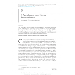 A Aprendizagem como Fator de Desenvolvimento
