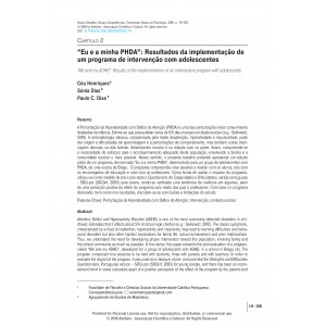 &ldquo;Eu e a minha PHDA&rdquo;: Resultados da implementa&ccedil;&atilde;o de um programa de interven&ccedil;&atilde;o com adolescentes