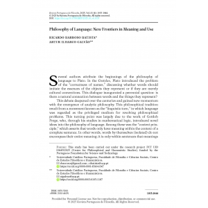Philosophy of Language: New Frontiers in Meaning and Use