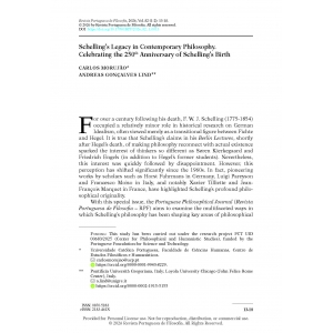 Schelling&rsquo;s Legacy in Contemporary Philosophy